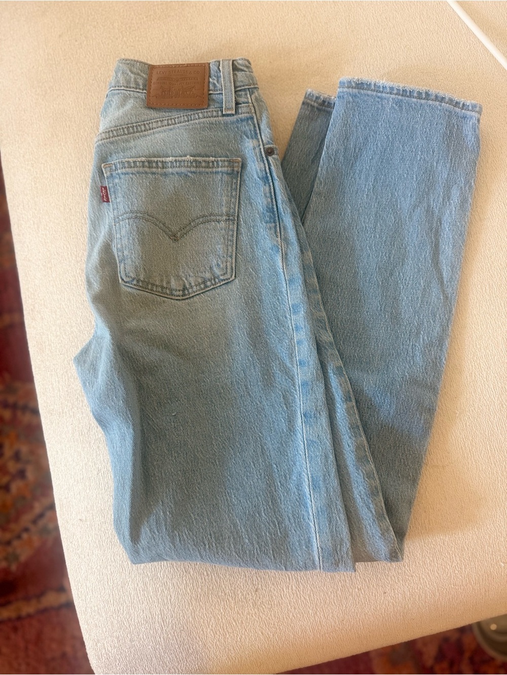 Levi's 70’s HIGH STRAIGHT Light Blue Jeans (women’s)